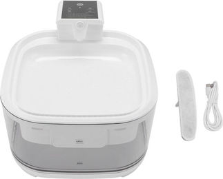 Produktbild von Katzenbrunnen 4,5L Großes Fassungsvermögen Leiser Betrieb Automatischer Kreislauffiltration Katzentrinken weiß