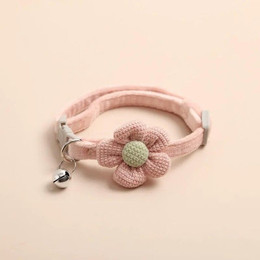Produktbild von Katzenhalsband mit Blume und Glocke - 1 Stk.