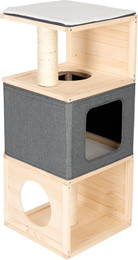 Produktbild von Katzenhaus Cubist natur/grau