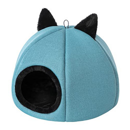 Produktbild von Katzenhaus Kitty Head mit Kissen und Spielball