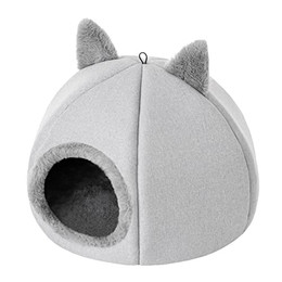 Produktbild von Katzenhaus Kitty Head mit Kissen und Spielball