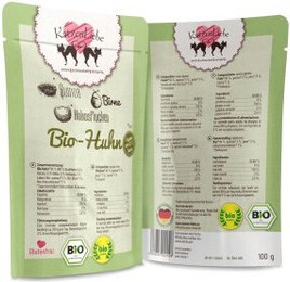 Produktbild von KatzenLiebe Adult Bio Huhn - 15 x 100 g