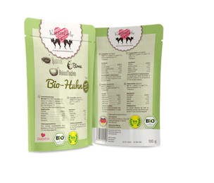 Produktbild von KatzenLiebe Bio Huhn mit Quinoa Nassfutter für Katzen - 12 x 200 g