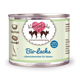 Produktbild von KatzenLiebe Bio Lachs mit Kartoffel Nassfutter für Katzen - 12 x 200 g