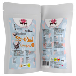 Produktbild von Katzenliebe Kitten Bio-Rind mit Bio-Karotte 100 g - 15 Stück