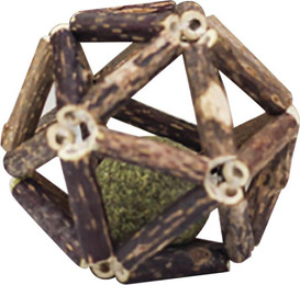 Produktbild von Katzenminze Holzkugel Silberwein Stift Zähneknirschen Appetit anregen Katzen Kauen Katzenminze Ball für Katzen