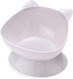 Produktbild von Katzennapf, hoher Futternapf, Futternapf für Katzen, Halswirbelsäulenschutz, Katzenfutternapf, Futterbecken
