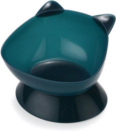 Produktbild von Katzennapf, hoher Futternapf, Futternapf für Katzen, Halswirbelsäulenschutz, Katzenfutternapf, Futterbecken