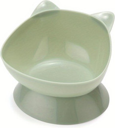 Produktbild von Katzennapf, hoher Futternapf, Futternapf für Katzen, Halswirbelsäulenschutz, Katzenfutternapf, Futterbecken