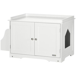 Produktbild von Katzenschrank für Katzentoilette mit Magnettüren und verstellbarer Trennwand