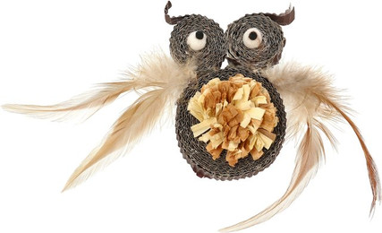 Produktbild von Katzenspielzeug Dogman Natural Owl aus Karton