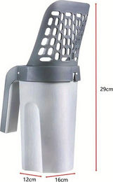 Produktbild von Katzenstreu Schaufel mit Mülleimer für Katzentoilette