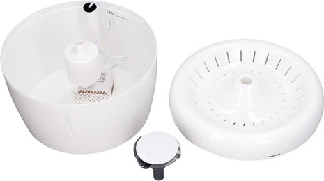 Produktbild von Katzentrinkbrunnen mit Dreifachfiltration und Nachtlicht