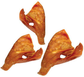 Produktbild von Kausnack für Hunde geräucherte Schweineohren Duvoplus Farmz