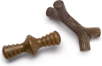 Produktbild von Kauspielzeug für Hunde Benebone Tiny Maplestick-Zaggler Bacon