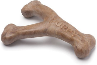 Produktbild von Kauspielzeug für Welpen Benebone Wishbone Bacon