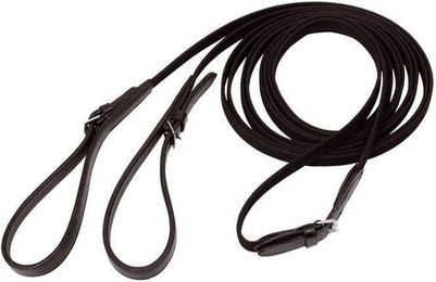 Kavalkade Schlaufzügel mit schmalem Gurtband und Lederverschnallung – Bild 1 von 5