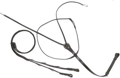 Kavalkade Thiedemann-/Köhler-Zügel aus Leder Schwarz – Bild 1 von 5