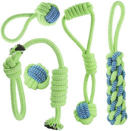 Produktbild von KEAYOO Kauspielzeug Hundespielzeug, (5-tlg), 5 /12 Teile Kauspielzeuge in verschiedenen Größen