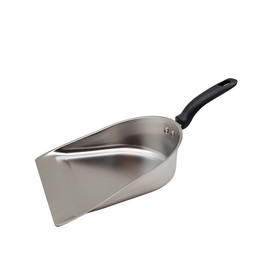 Produktbild von Kehrschaufel Edelstahl - Kunststoffgriff - Mistschaufel - 23 cm