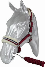 Produktbild von Kentaur Halfter Kunstfell mit Strick