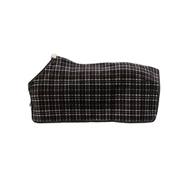 Produktbild von Kentucky Abschwitzdecke Fleece Heavy Check Printing braun