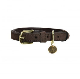 Kentucky Dogwear Halsband Velvet Leather Braun – Bild 1 von 9