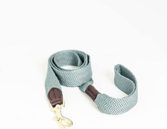 Produktbild von Kentucky Dogwear Hundeleine Jacquard Hellblau 140cm - 140 cm