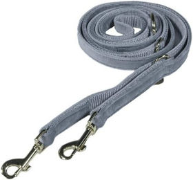 Produktbild von Kentucky Dogwear Hundeleine Velvet 200 cm hellblau - 200 cm