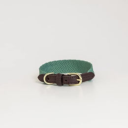 Kentucky Dogwear Jacquard Hundehalsband Olivgrün Größe L – Bild 1 von 9