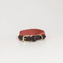 Produktbild von Kentucky Dogwear Jacquard Hundehalsband Terrakotta Größe XL 71cm