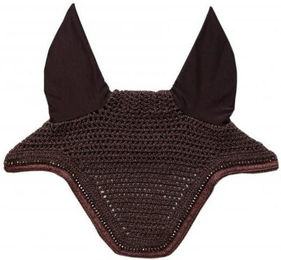 Kentucky Fliegenhaube Wellington Glitter soundless braun – Bild 1 von 4