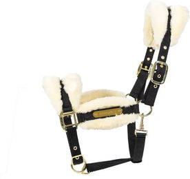 Kentucky Halfter Full mit veganem Schaffell – Bild 1 von 5