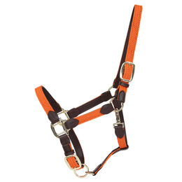 Kentucky Halfter Geflochtenes Nylon Orange Größe Full – Bild 1 von 5