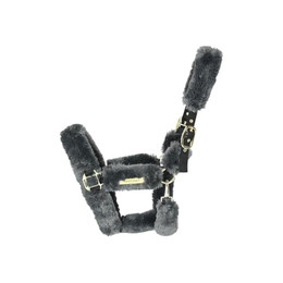 Produktbild von Kentucky Halfter Wolle Grau Pferd