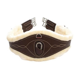 Kentucky Horsewear Anatomisch geformter Lammfell-Sattelgurt – Bild 1 von 5