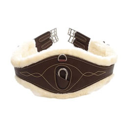 Kentucky Horsewear Anatomischer Sattelgurt mit Kunstschaffell – Bild 1 von 4