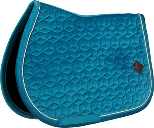 Kentucky Horsewear Dressur-Schabracke Velvet smaragd – Bild 1 von 5