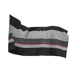 Kentucky Horsewear Fleecedecke Heavy Square Stripes Schwarz/Grau 210x200 cm – Bild 1 von 5
