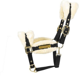 Kentucky Horsewear Nylon Sheepskin Halfter soft – Bild 1 von 5