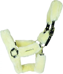 Produktbild von KENTUCKY HORSEWEAR Pferdehalfter Schafsfell mit verstellbarem Riemen