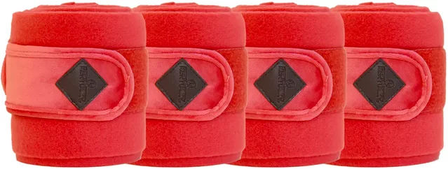 Produktbild von Kentucky Horsewear Polarfleece Bandagen Samt Rot