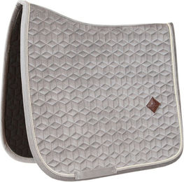 Kentucky Horsewear Satteldecke Basic Velvet Dressur Cob Beige – Bild 1 von 2