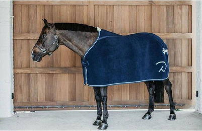 Kentucky Horsewear Schwerer Fleece-Decke Marineblau 155 cm – Bild 1 von 6