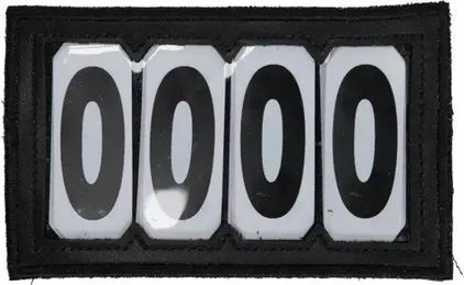 Produktbild von Kentucky Horsewear Startnummer PVC mit Klettverschluss - 1 Stk.