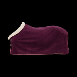Kentucky Schweißdecke Fleece Bordeaux – Bild 1 von 8