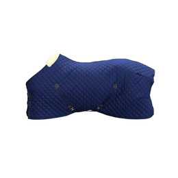 Produktbild von Kentucky Stalldecke 600D mit künstlichem Kaninchenfell 125 cm Navy - 125 cm