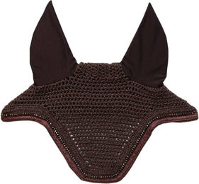 Kentucky Wellington Ohrhaube Glitzer Braun für Pferd – Bild 1 von 3