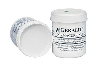 Produktbild von Keralit Dermacure Salbe zur Hautpflege für Pferde - 2 x 130 ml