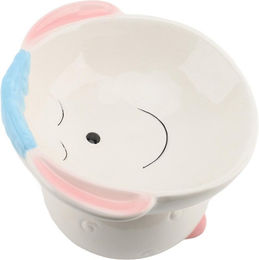 Produktbild von Keramik-Napf für Haustiere Cartoon Schaf-Design Erhöhter und geneigter Multifunktionaler Napf für Zuhause